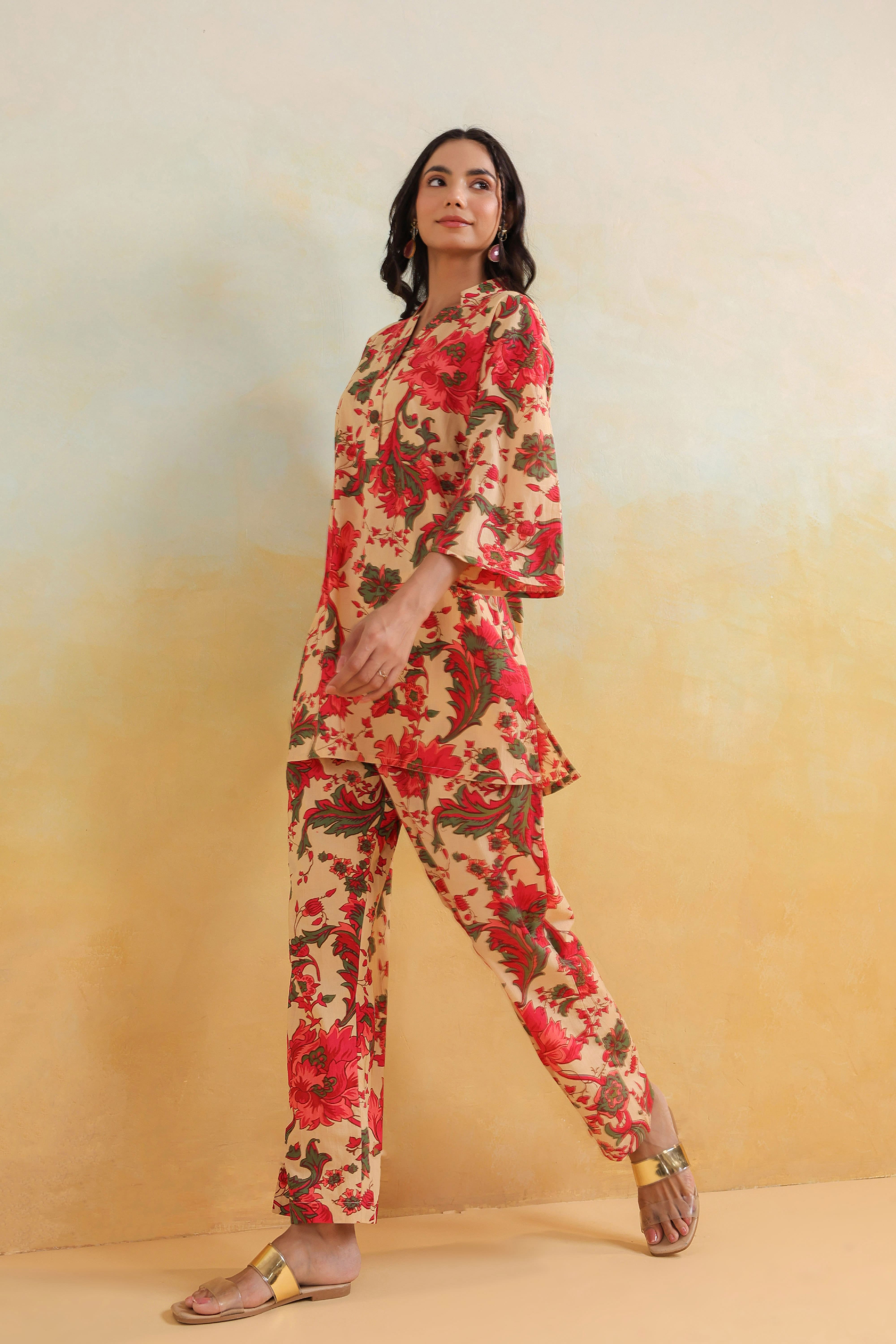 Mystic Garden Cotton Co-ord Set